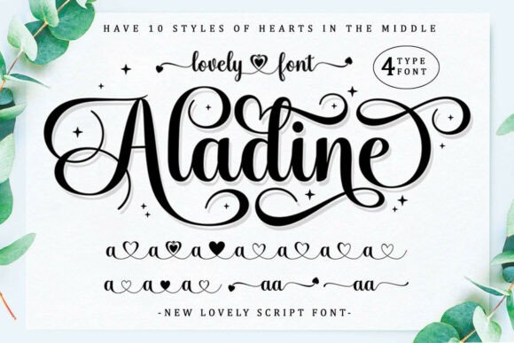 Aladine: Weaving Enchantment into Modern Typography