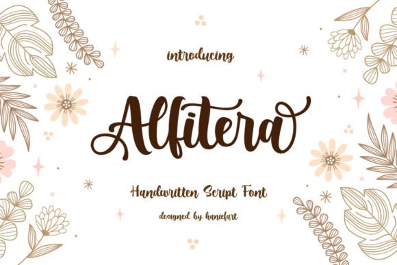 Alfitera: Elevating Design with Artisanal Script