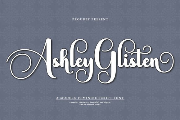Ashley Glisten: Elegant Script Font for Modern Design