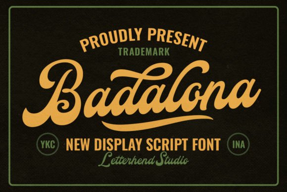 Badalona: The Display Script for Timeless Branding