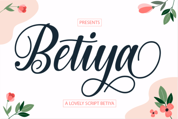 Betiya: A Playful Script Font for Dynamic Designs