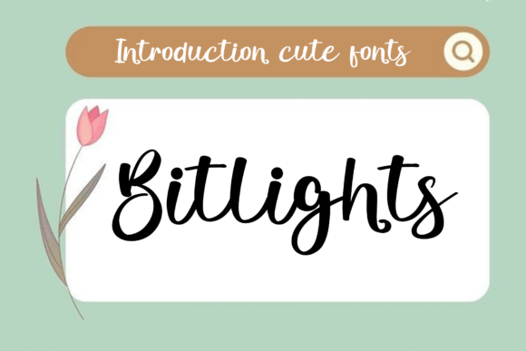 Bitlights: Elevating Design with Rhythmic Script Typography