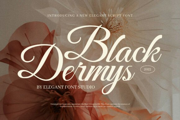 Black Dermys: Elevating Design with Script Elegance