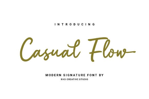 Casual Flow: The Art of Human Touch in Typography