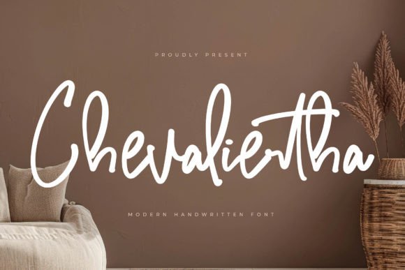 Chevaliertha: A Modern Handwritten Font for Luxury Design