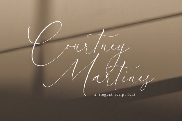 Courtney Martines: Elevating Design with Elegant Script Typography