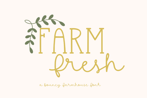 Farm Fresh: The Script Font for Modern Design