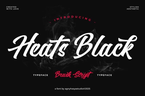 Heats Black: A Dynamic Script for Modern Design