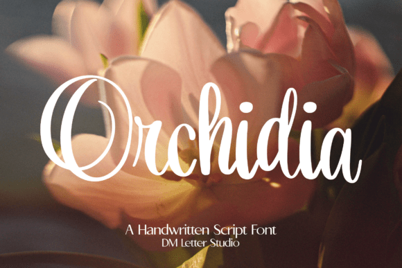 Meet Orchidia: The Handwritten Script Font for Elegant Design