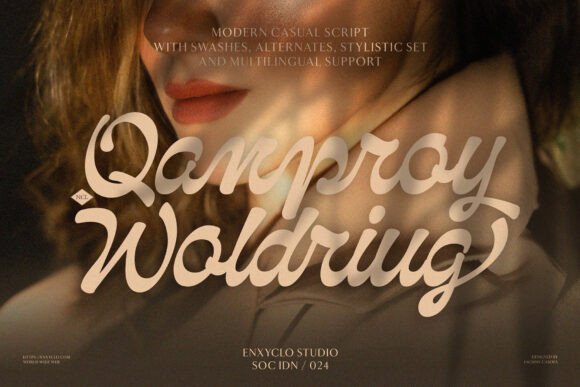 Qanproy Woldriug: A Modern Script for Dynamic Design