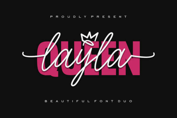 Queen Layla: A Font Duo for Elegant Branding