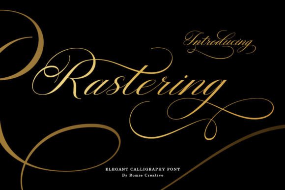 Rastering: Elevate Your Design with Elegant Calligraphy