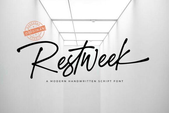 Restweek: The Natural Handwriting Font for Authentic Design