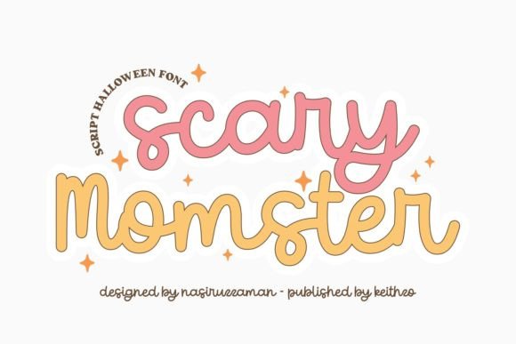 Scary Momster: A Festive Handwritten Font for Halloween Design