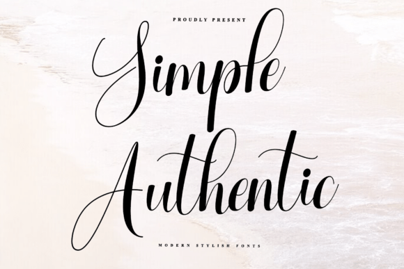 Simple Authentic: The Rhythmic Script Font for Modern Design