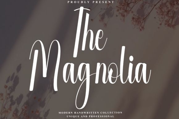 The Magnolia: A Sophisticated Script for Autumnal Branding